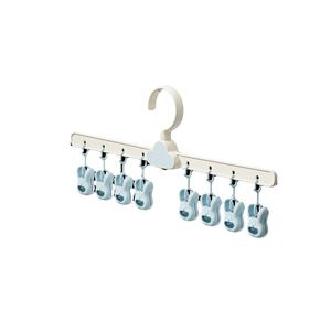 <span class=keywords><strong>Cintre</strong></span> à vêtements pour enfants motif dessin animé, rotatif, multi-clip, antidérapant, en forme de <span class=keywords><strong>nuage</strong></span>, pour le séchage des chaussettes et des vêtements de bébé, en PP, pour usage domestique - Product Image 5