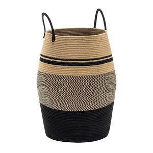 Wholesale 100L Dirty Clothes <b>Basket</b> Cotton Rope <b>Basket</b> for Washing Clothes Dirty Clothes <b>Storage</b> <b>Storage</b> <b>Large</b> Capacity - Product Image 1