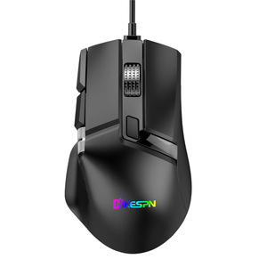 Ratón para Juegos RGB de Alta Velocidad con Macro, Rueda de Desplazamiento Lateral, Excelente Ratón con Cable de Tracción Horizontal, Accesorios para Computadora X13 - Product Image 1