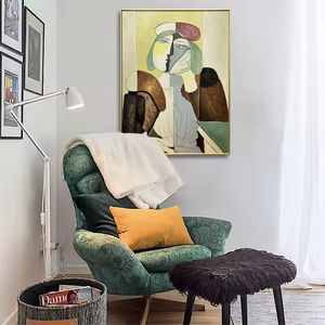 Quadro su Tela di Pablo Picasso 'Senza Titolo' Astratto Vintage Riproduzione di Famosi Dipinti ad Olio - Product Image 2