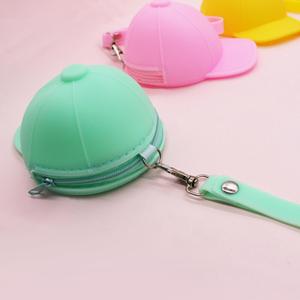 Multifunctional Creative Macarone Hat Shape Popular Design Candy Color Silicone Coin <b>Purse</b> Storage Bag for Kids - Product Image 3
