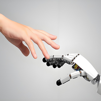 Pièces robotiques pour main robotique à cinq doigts, embout de préhension léger en acier inoxydable et aluminium usiné CNC, solution complète, MOQ 1, OEM