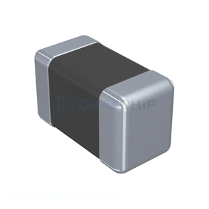 原装表面贴装MLCC帽CER 47UF 4V X5R 0603 47UF AMK107BBJ476MA-<span class=keywords><strong>RE</strong></span> 0603 (1608公制) 陶瓷电容器 - Product Image 1