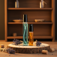 Coffrets cadeaux d'huiles parfumées miniatures transparentes pour cosmétiques, emballages avec boîte 2ml 3ml 5ml 10ml