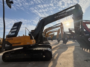 Excavadora Hidráulica Usada Hyundai 225HD, 90% Nueva, Motor, Caja de Cambios y Bomba de 22.5 Toneladas, Modelo 2024 para Construcción - Product Image 1