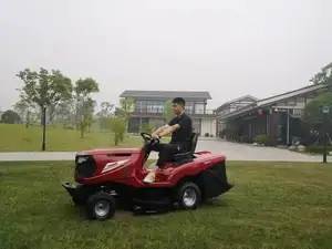Sıcak satış mini sürme çim biçme makinesi binmek traktör sıfır dönüş çim biçme makinesi satılık
