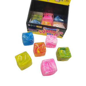 Marbled Maltose Ice <b>Cube</b> Squishy Toy Slow Rebound Stress Relief Squeeze Fidget <b>Cube</b> for Kids & Adults Sensory Anxiety Relief Toy - Product Image 1