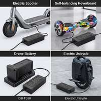 Chargeur de batterie Li-ion 84W 42V 2A pour vélo électrique 36V avec protection de sécurité à arrêt automatique