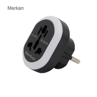 Adaptateur de prise universelle de voyage Merkan, chargeur mural, convertisseur de prise universelle, prise de courant pour le voyage