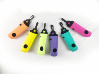 Ventes en gros de supports de balles de golf en néoprène portables avec clip mousqueton, accessoires de golf, sacs de rangement