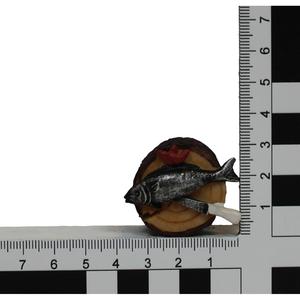 Accessoires de crèche Poisson sur planche à découper 5x3x3cm Figurine de Noël et modèle de jouet 9006935232301 - Product Image 6