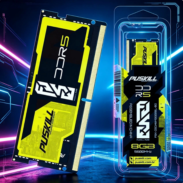 PUSKILL DDR5 SODIMM Laptop RAM 8GB 16GB 32GB 64GB 4800MHz 5200MHz 5600MHz Notebook Memory DDR5 Wholesale Bulk OEM Factory Direct