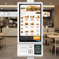 Terminal tactile HONGNUO pour commande facile avec logiciel personnalisé, kiosque de commande automatique pratique pour restaurant, café, restauration rapide