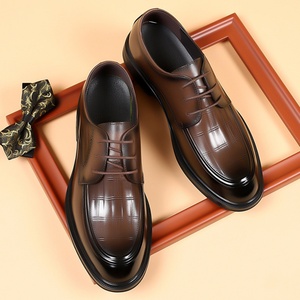 Zapatos de Vestir Formales de Oficina para Hombre, de Lujo, con Cordones, Impermeables, de Cuero Genuino, para Otoño, Casuales, de Boda, de Negocios, Suaves - Product Image 3