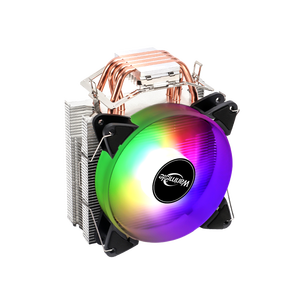 Nuevo Enfriador de CPU PWM de 4 Pines con 4 Tubos de Calor y Disipador de Aluminio de Alto Rendimiento RGB AM5/AM4 con Rodamiento Fluido para Juegos, Diseño 2026 - Product Image 3