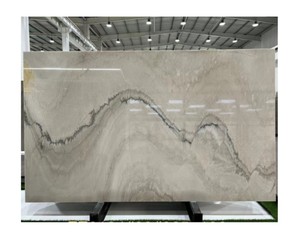 Encimeras de Cocina de Piedra Gris Natural de Lujo, Losas de Cuarcita Natural para Diseño de Paredes - Product Image 1