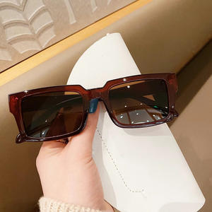 Lunettes de soleil tendance à monture carrée pour femmes, UV400, légères, en PC, style rétro coréen, type 3, J2-2028 - Product Image 2