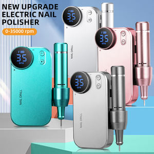 Taladro de uñas fuerte con pantalla LED portátil, pulidor de Gel de uñas profesional de 35000Rpm, taladro de uñas eléctrico de bajo ruido - Product Image 1
