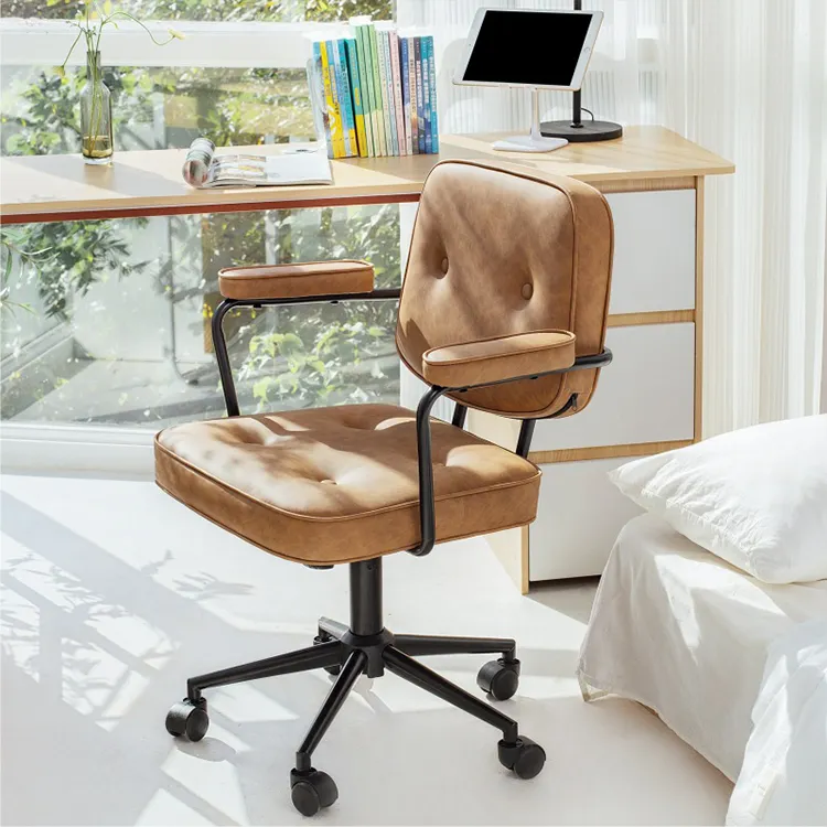 바퀴를 가진 호화스러운 PU PVC 의자 단 하나 안락 수준 의자 사무실 의자