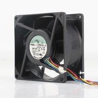 Kipas Pendingin Original Sunon 5V 24V 48V DC 12V 9.1W AC EC 8038 80X80X38MM 8CM Volume Udara Kuat Double Ball 4-kabel PMD1208PMB1-A