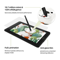 Moniteur de dessin LCD HUION Kamvas 12, connectable à un ordinateur, pour tutorat en ligne, peinture numérique