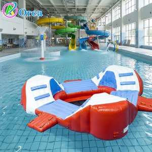 Nuevos Juegos Acuáticos Inflables Personalizados de Fábrica para Piscina, Lago o Mar, Torre de Agua Inflable para Escalar, Juegos Acuáticos Flotantes para Niños - Product Image 1