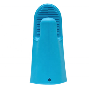 Gants de cuisine imperméables en silicone épais et longs, anti-calcaire, résistants à l'usure, à deux doigts, couleur nordique - Product Image 1