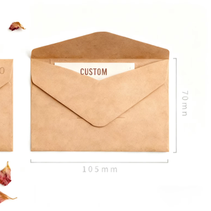 Enveloppe carrée miniature en papier kraft 150g, personnalisée en usine, petite, blanche/noire, <span class=keywords><strong>couleur</strong></span> unie, pour cartes de vœux, lettres d'amour, vente en gros - Product Image 1