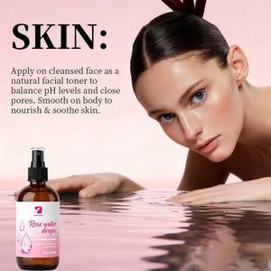 OEM Bio-Kräuter öltropfen Haar nägel und Gesichts feuchtigkeit creme Ergänzungen Rosenwasser tropfen Gesichts gesundheits produkte - Product Image 3