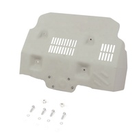 Nouvelle plaque de protection inférieure en acier inoxydable pour pare-chocs de voiture 2010-2024, compatible avec les modèles Valance/Apron et protection moteur