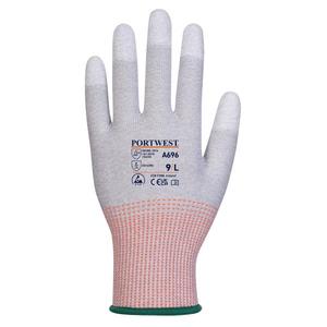 ถุงมือตัดปลายนิ้วทำจากโพลียูรีเทน LR13แบบ A696G6RM (12คู่)-ถุงมือ5036146014897ของยีน - Product Image 2