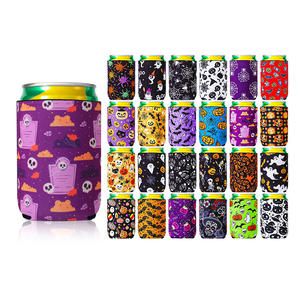 <span class=keywords><strong>Enfriador</strong></span> de latas de Halloween para sublimación de 12oz, calabazas, gatos, arañas, Calaveras, latas de Halloween, <span class=keywords><strong>enfriador</strong></span> S, manga de cerveza de 330ml - Product Image 1