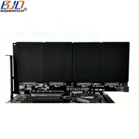 Kartu Ekspansi Riser PCI-E 5.0 16X ke 4 * Konektor SFF-8639 U.2 untuk U2 NVME SSD MB Mendukung Bifurkasi PCIe X4x4x4x4