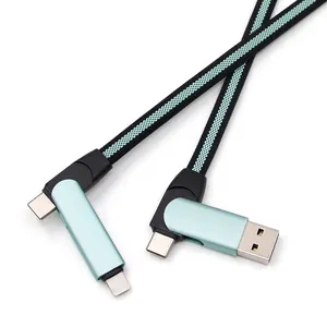 Quà Tặng Khuyến Mãi Và Quà Lưu Niệm Cáp Sạc Nhanh Đa Năng USB C Phẳng Đa Năng 3A