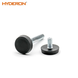 Hyderon Pieds réglables en acier avec tige filetée, design minimaliste, accessoires de quincaillerie pour meubles - Product Image 5