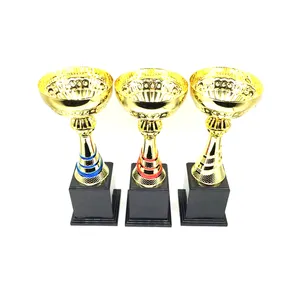 9.4inch #38293-A Custom award trophy with China cup medal trophy for promotional