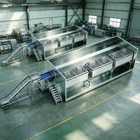 Fabrieksdirect verkochte snelvriesapparatuur: Fluidized Bed Freezer, speciaal voor maïs, frieten en erwten