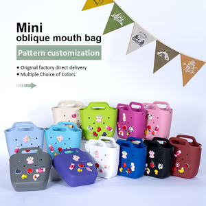 女性用トートバッグゴムシリコーンバッグEVAビーチバッグを出荷する3日準備 - Product Image 2