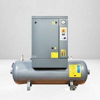 Compresseur d'air à vis G4 G5 G7 4KW 5KW 7KW AtlasCopco Compresor avec réservoir de séchage d'air Filtre à air