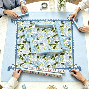Tappetino di Lusso Moderno Americano per Mahjong con Guida alle Regole, Tappetino da Scrivania Silenzioso in Gomma, Bordi Anti-Scadenza Non Tossici, Vendita all'Ingrosso - Product Image 3