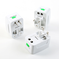 Adaptor Multi Colokan Universal untuk Perjalanan Internasional, Colokan US EU UK, Adaptor Universal, Colokan & Soket OEM