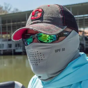 UPF50 özel nefes UV koruma açık balıkçılık düz renk çok fonksiyonlu tüp yüz eşarp Bandana boyun körüğü