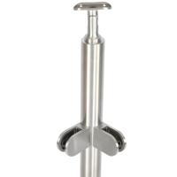 SJBT Garde-corps extérieur en acier inoxydable, balustrade en verre, main courante, poteaux de support pour balcon, accessoires de porte