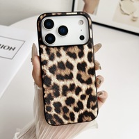 Casing penutup belakang ponsel, pelindung telepon genggam tahan guncangan TPU lembut klasik bisnis kulit mewah untuk iPhone 17 air 17 16 15 14 13 Pro Max