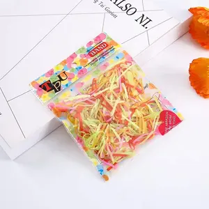 All-match Hot Sell Colorful Disposable Rubber Bands Children Kids Elastic Rubber Tie 260/500 Pcs/Bag Wholesale For Kids Girls