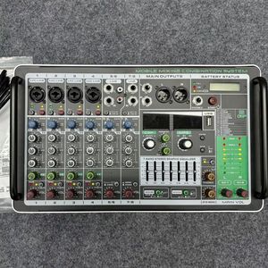 Mélangeur professionnel Bm08 avec amplificateur de puissance tout-en-un, performance scénique Ktv pour réverbération, 8 prises XLR - Manuel - Bm08 - Product Image 4