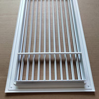 Grille de sortie d'air conditionné central en alliage d'aluminium, décoration de grille de ventilation, sortie d'air linéaire monocouche à 0 degré