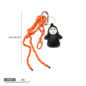 Tùy Chỉnh Ma Loạt Halloween Phiên Bản Dễ Thương Sôi Dây Knots Biểu Diễn Màu Cam Chuỗi Trang Trí Móc Chìa Khóa Túi quyến rũ - Product Image 6