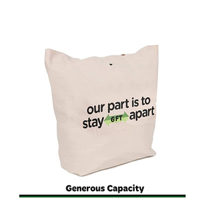 Sac fourre-tout en toile de coton recyclé, uni, économique, écologique, personnalisable (ODM/OEM) avec logo, fermeture à bouton, plusieurs tailles - Product Image 6