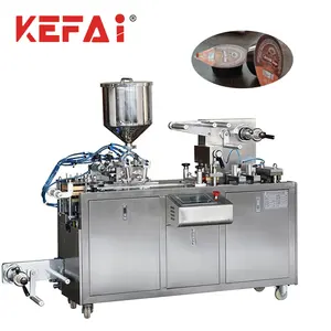 KEFAI Multi Functional Automatic Tomato Sauce Blister Packing Machine Chocolate Sauce Blister Filling Sealing Machine